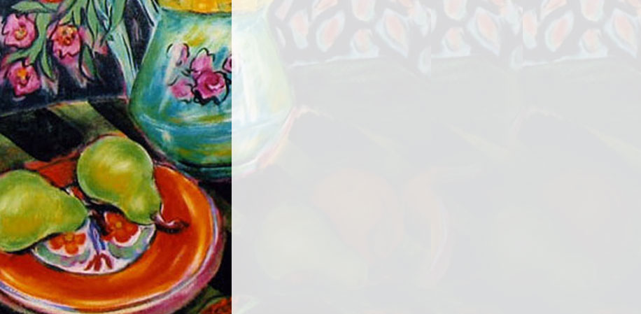 Side by Side Pears | oil on canvas